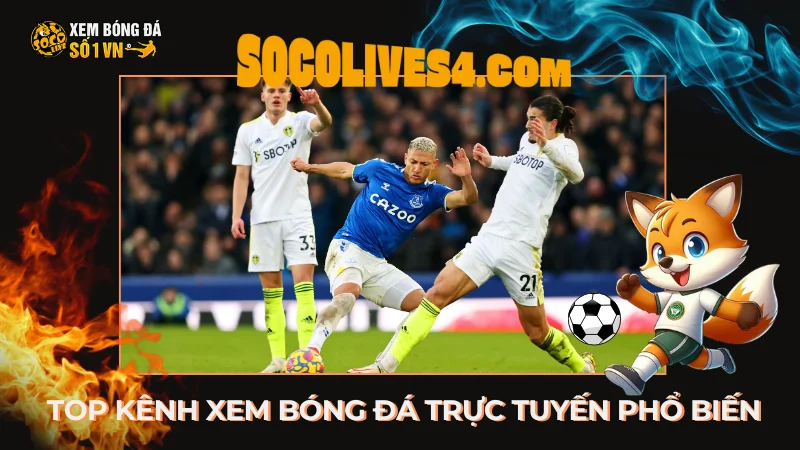 Top Kênh Xem Bóng Đá Trực Tuyến Phổ Biến Nhất 2026